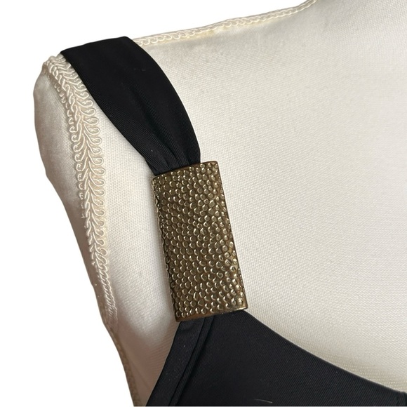 LANE BRYANT Black Tankini Swimsuit Top 38DDD Balconette Bra Underwire Adjustable - Picture 3 of 10